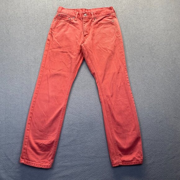 Levis 541 Jeans Mens Size 31X32 Salmon Slim Straight,Cotton - Picture 1 of 10